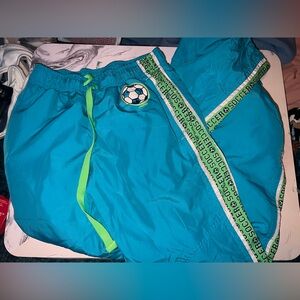 Justice soccer windbreaker pants